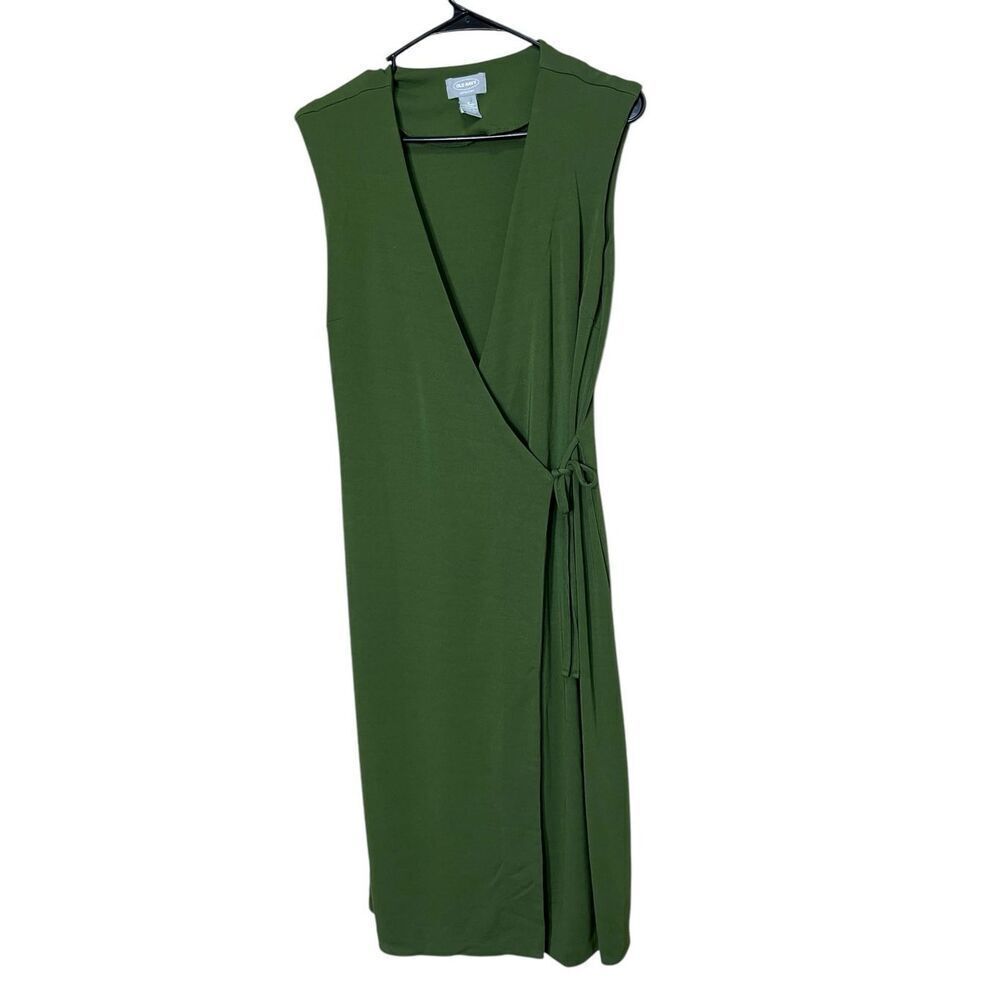 Old Navy Y2K Green Wrap Dress Size‎ M
